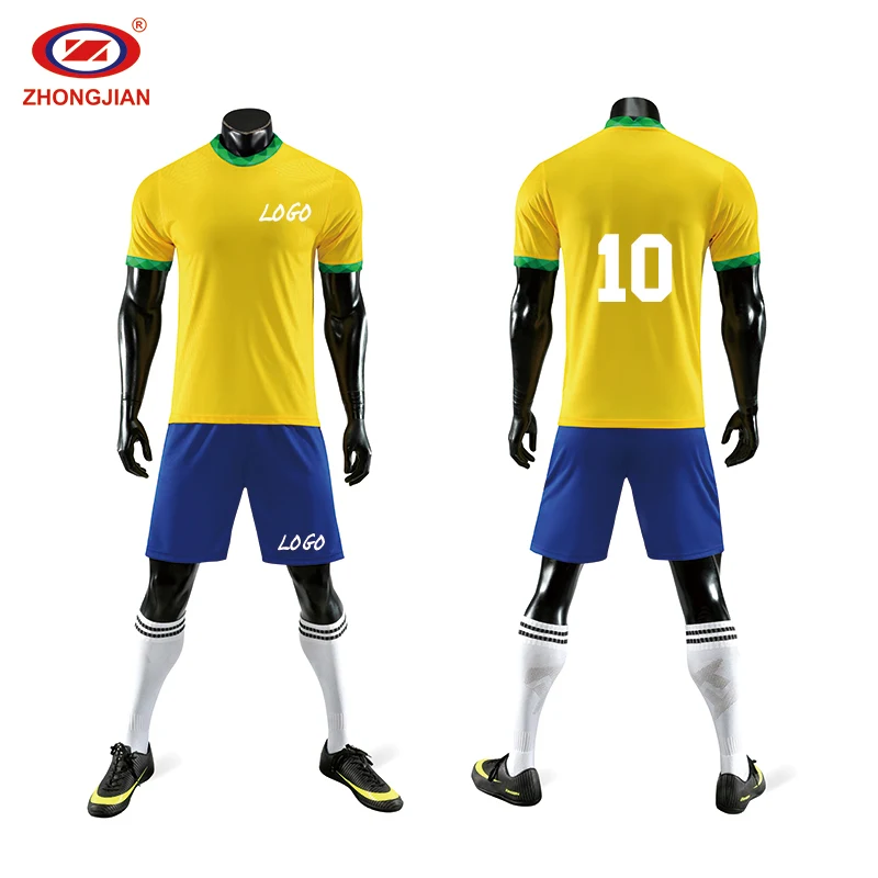 

High quality customized plain soccer sportswear jersey international soccer jersey men kids football uniform set