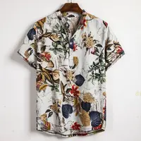 

Hot sale short sleeve mardi gras vintage plus size latest designs shirt for men
