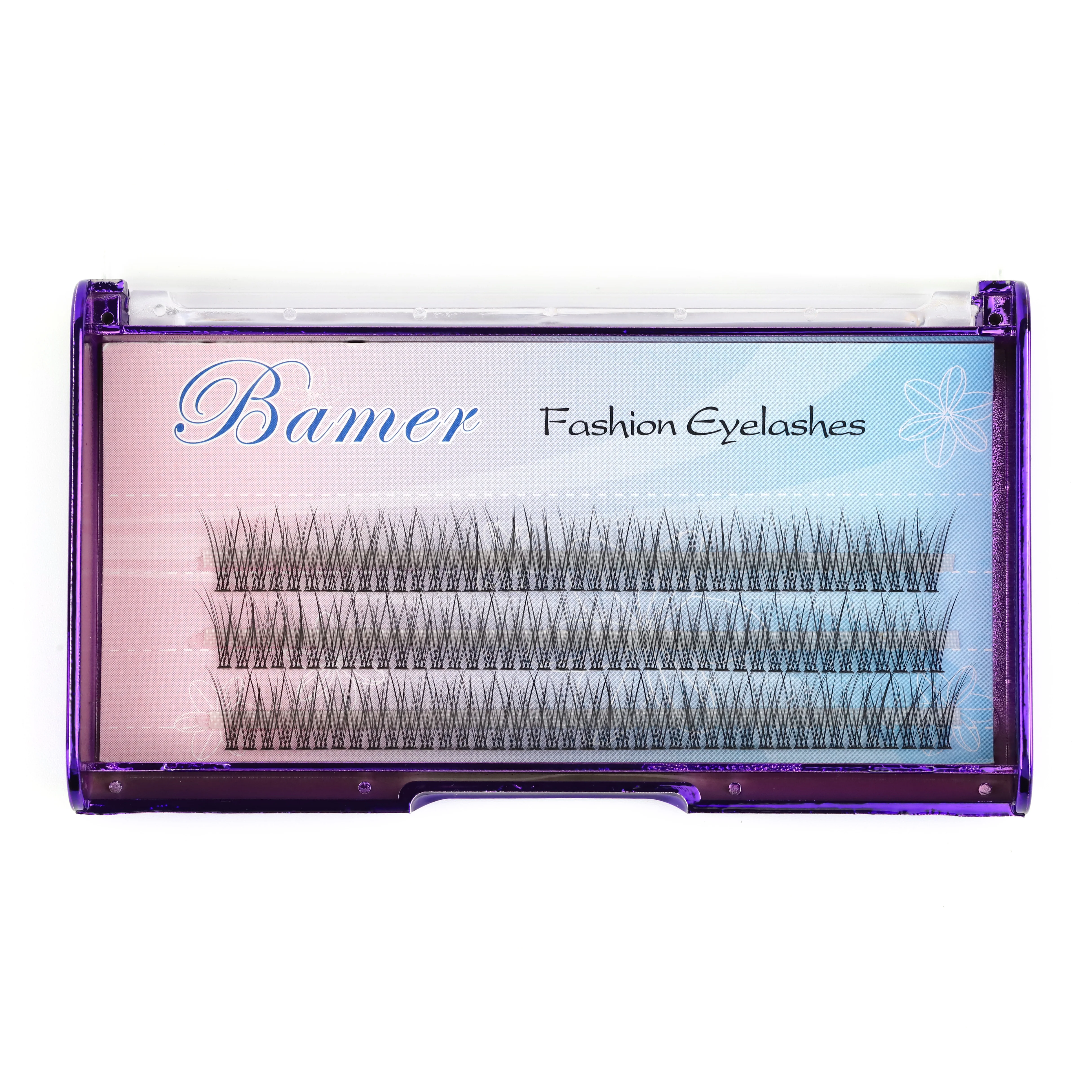 

luxury korean silk individual lashes custom brand faux mink eyelashes extension