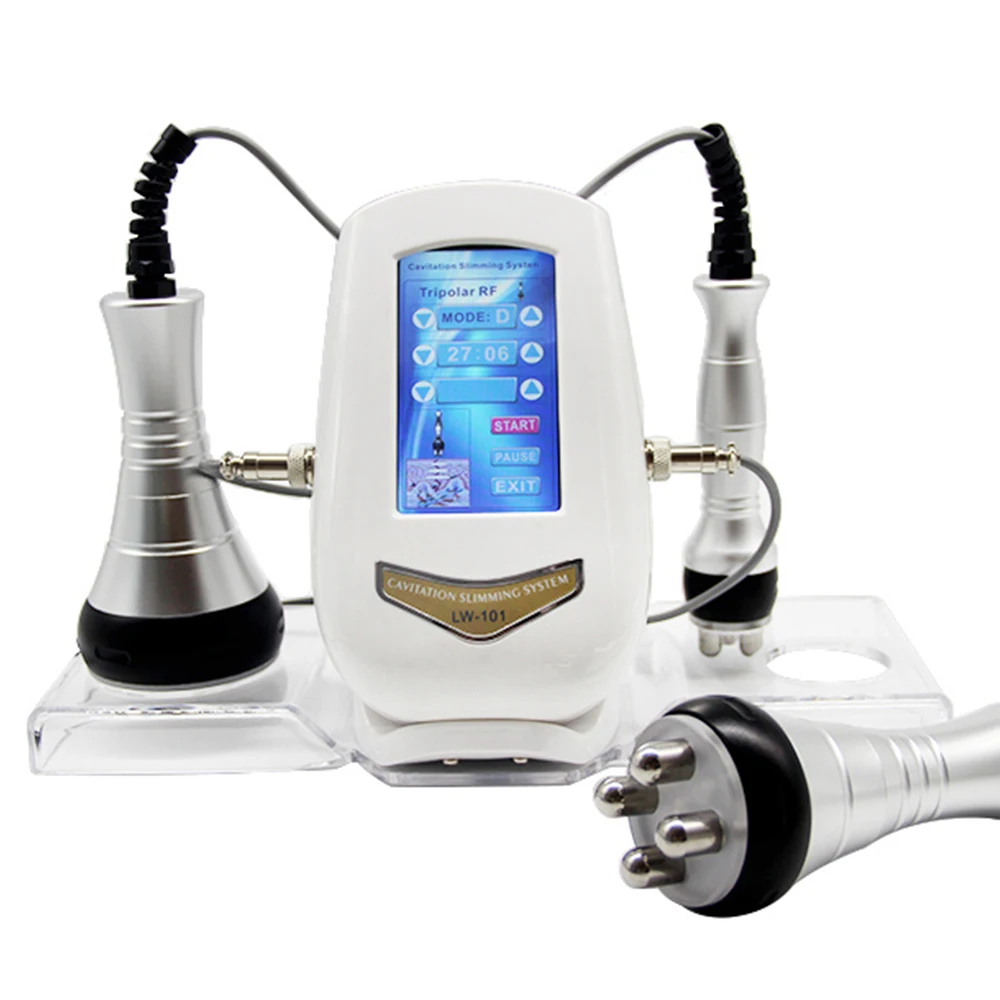 

3 in 1 40K Vacuum Cavitation System Face Lifting Weight Loss Cavitation Machine Ultrasonic Cavitation Slimming Machine
