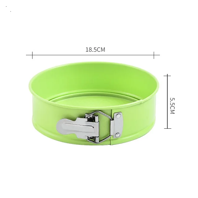 

YUGOSLU Loop round cake plate fastening carbon steel cake mold non-stick baking appliance chiffon mousse cake pan