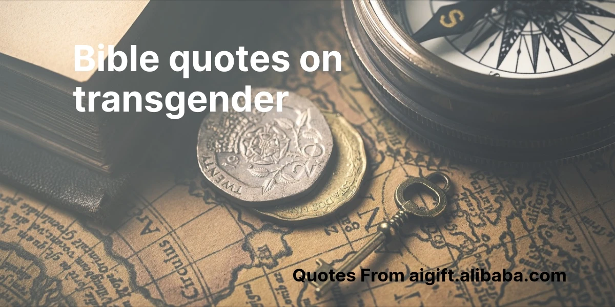 bible quotes on transgender
