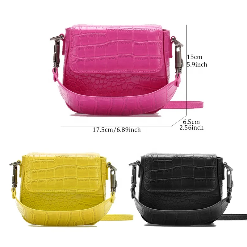 

Luxury Fashion Designer Crocodile Pattern Handbags Shoulder Messenger Leather Bags