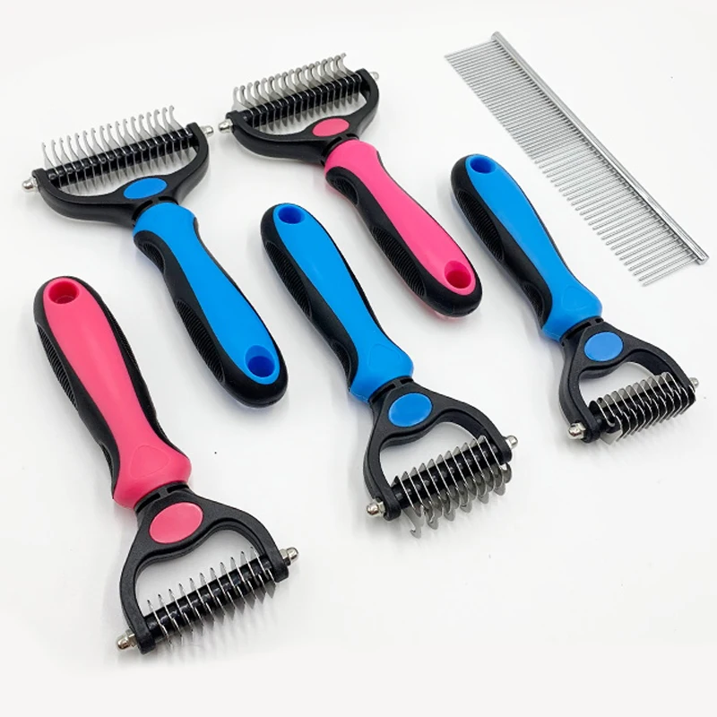 

Pet Cleaning Supplies Set Cat Dog Needle Comb Bathing Brush Remove Floating Hair Grooming Comb Dog Grooming Supplies