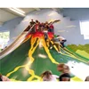Cheer Amusement Indoor Climbing Most Fun Volcano Slide for Kids Playground