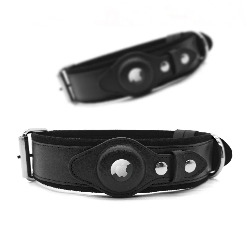 

high quality custom colorful oem low price genuine leather leash and collar for dog pet, Brown,black