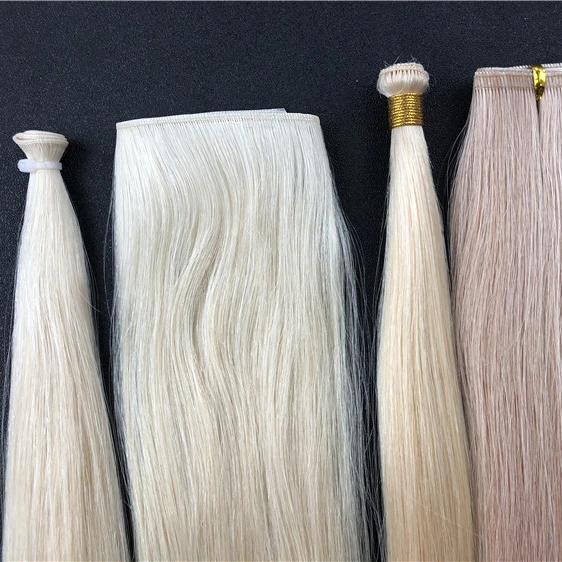 

Genleelai Greathairgroup 2022 New Arrival TOP Quality Straight 100% Remy Hair Invisible Hand tied Hair Weft
