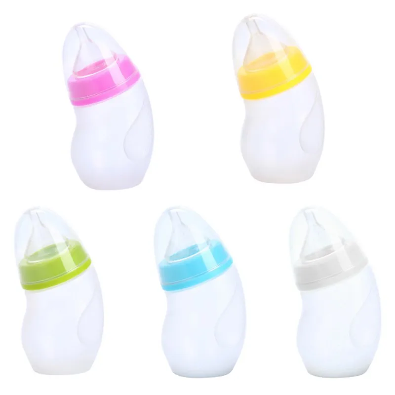

Pet Newborn Dog Cat Nursing Care Bottle(Arc) With Bottle Cleaning Brush 180 ml Color Random