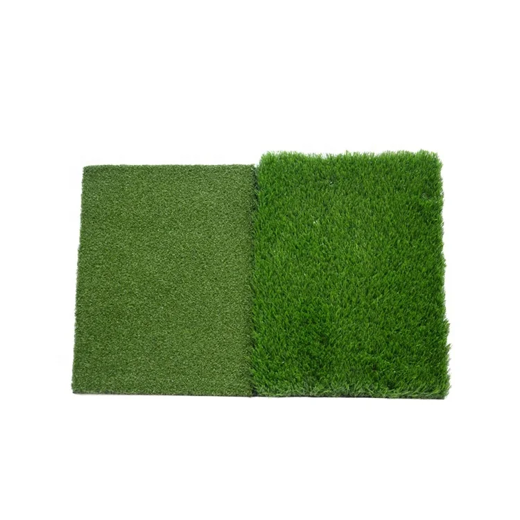 

Factory OEM Non-Slip Golf Mat Rubber Twin Turf Long & Short Grass Golf Hitting Mat 16"x25", Green, customized color