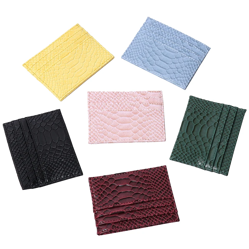 

New Arrival PU Slim Wallet 14 Colors Available Ostrich Pattern Fashion Women Card Holder Wallet For Cards Cash, Green,blue,brown,pink,gray,black,yellow
