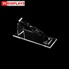 Acrylic knife display stand clear torch holder desk wine bottle holder gun display rack