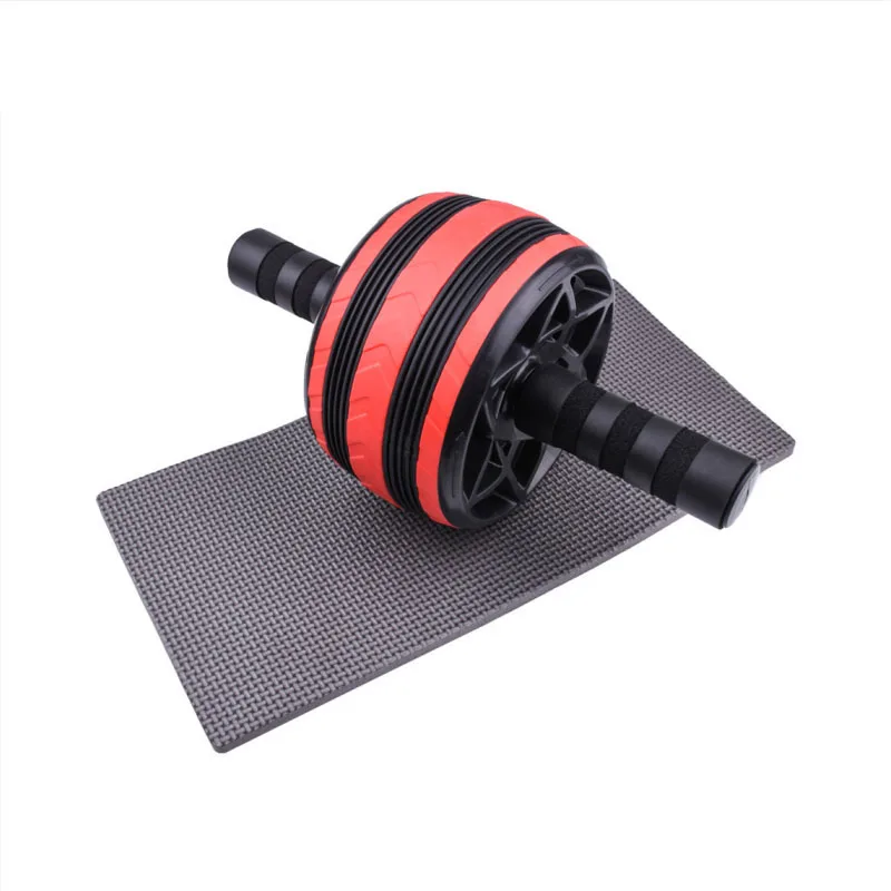 

Factory Wholesale Abs Wheel Roller Household Fitness Equipment with push up liver hand rope skipping ab crunch machine, Red