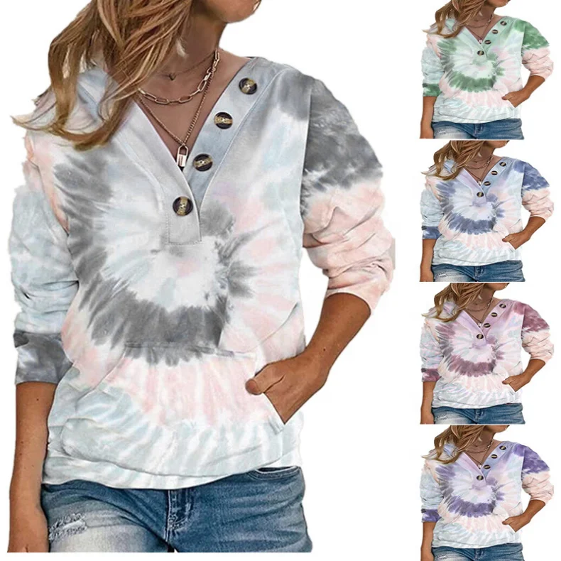 

2021 High Quality Long Sleeve Tie Dye Custom Print 3D anime Woman Hoodie