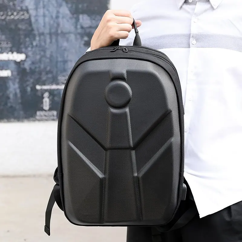 

Custom Color Wholesale Hot Selling EVA Waterproof Hard Shell Speaker Music Backpacks with USB charing, Black