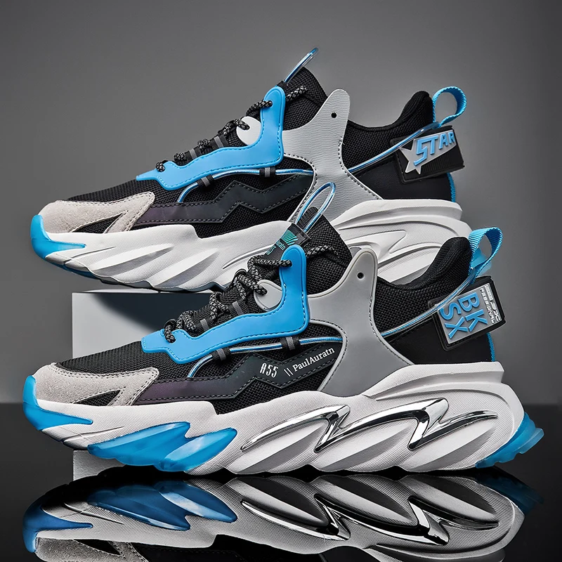

Hot Sale Running Shoes Comfortable Casual Men's Sneaker Breathable Non-slip Wear-resistant Outdoor Walking Men Sport Shoes