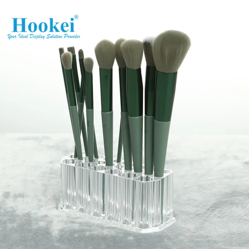 

Hot sale Transparent Organizer Brush Holder Storage Box