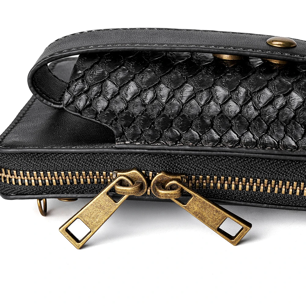 

Female creative trend motorcycle vintage tote purses crossbody hand bags waist pockets bags for men