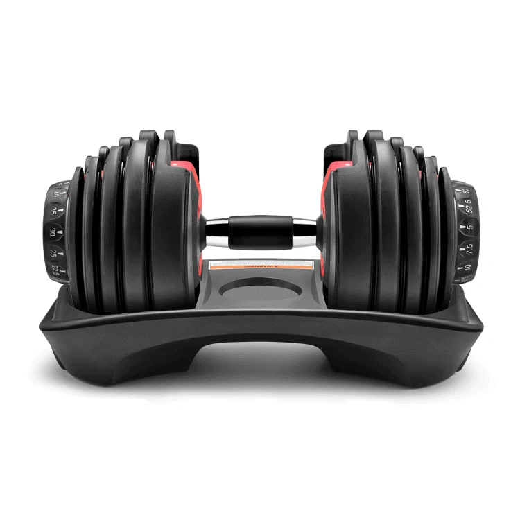 

automatic adjustable dumbbell Gym Fitness Equipment 24kgs 52.5lb Adjustable Dumbbell Weight Set, Balck+red