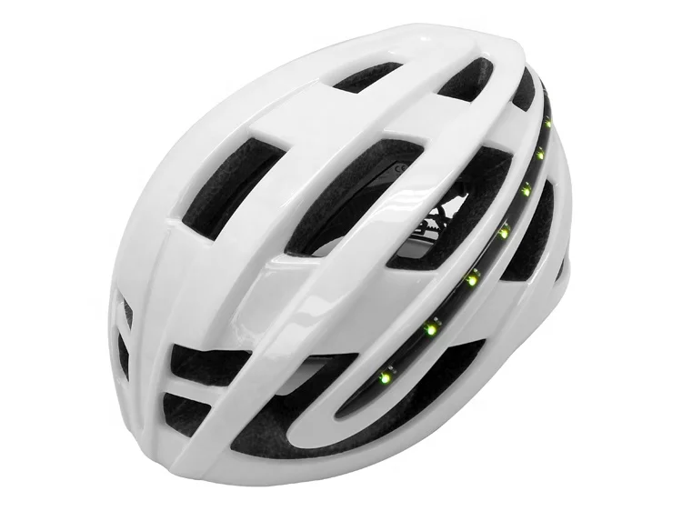 
Factory supply on Amazon high-end smart LED road bike helmet with USB charger port 