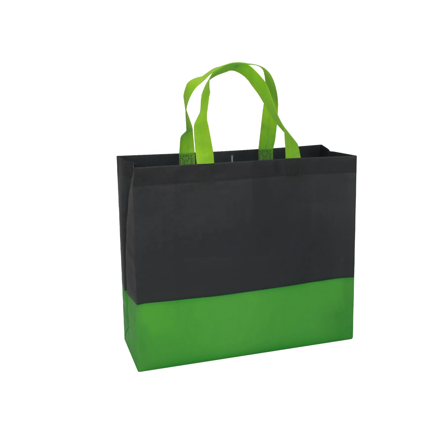 

promotion cheap Two-Toned Coating Convention Gift Event no-Woven Tote Bag, Customer's requirement