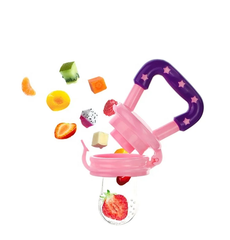 
Wholesale cheap mini cute baby silicone fruit feeder nipple pacifier 