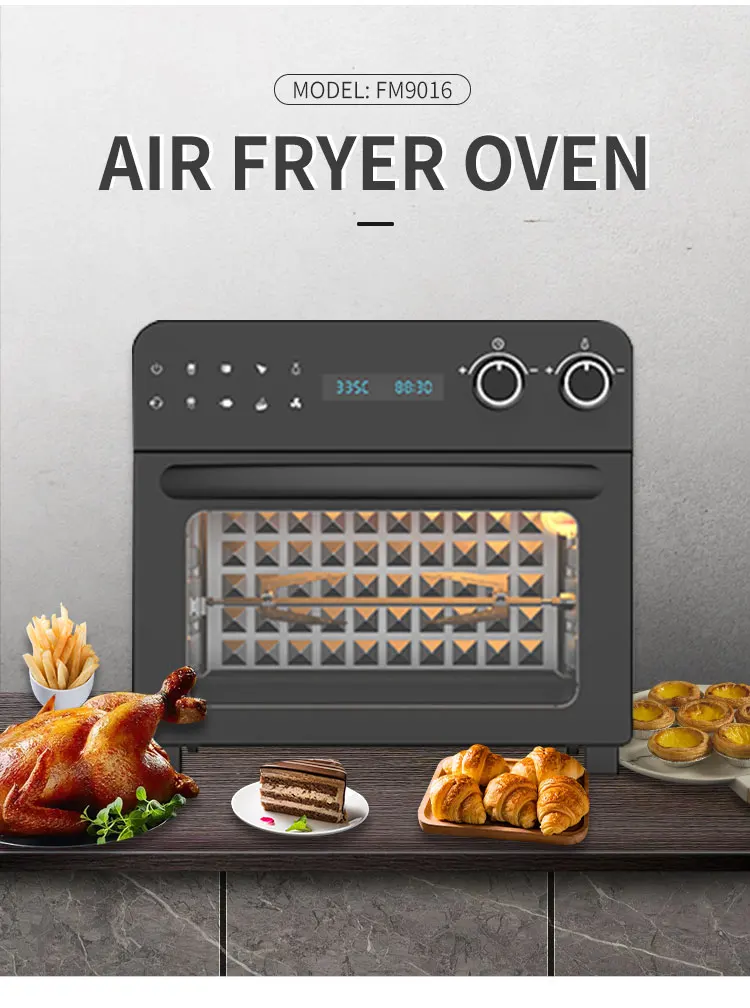 Best selling no oil fat free healthy frying air fryer 20L muliti air fryer