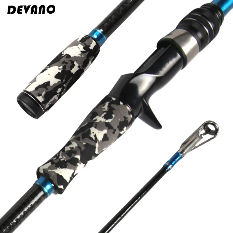 

Devano hot sale wholesale saltwater crocodile fuji fishing rod, Black