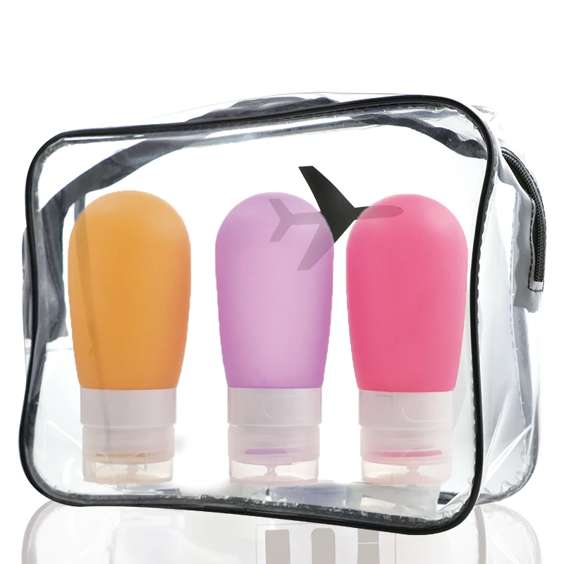 

Amazon top sale TSA mini portable silicone travel accessories bath bottles set kit for kids gift mini