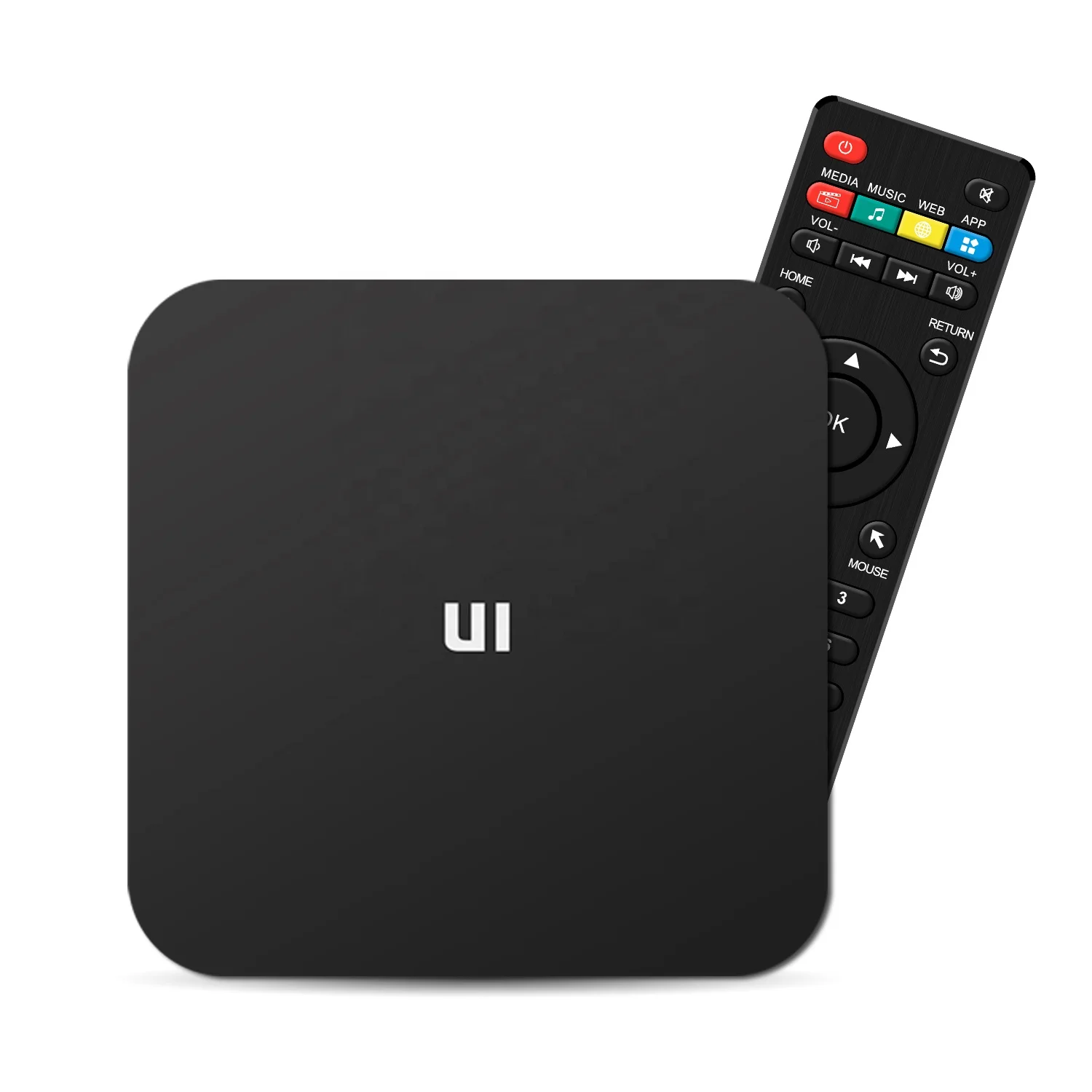 

xangshi Good performance s905w 2gb 16gb tv box 4k quad core CPU set top smart android box, Black