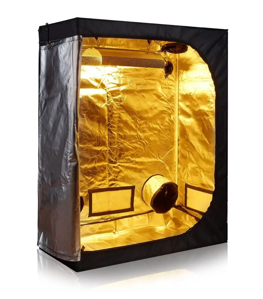 

Waterproof Mylar 140x140x200cm 600D weed grow tent for indoor hydroponic Grow room greenhouse