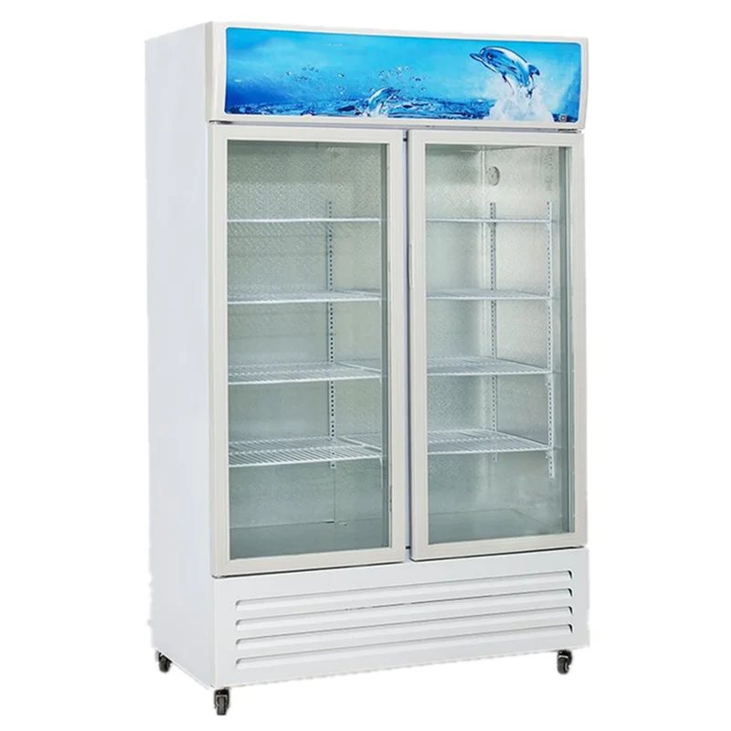 三3透明玻璃门展示超市冷饮冰箱电子立式饮料超市冰箱