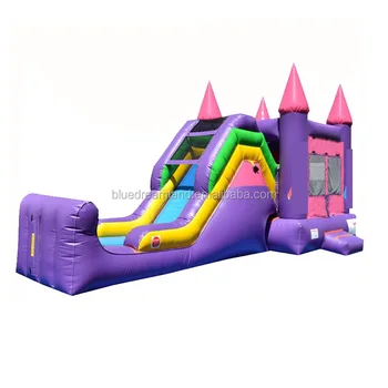 commercial bounce house with slide for sale