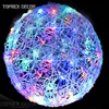 TOPREX DECOR 40cm Home decor RGB plastic Led Christmas ball ornaments