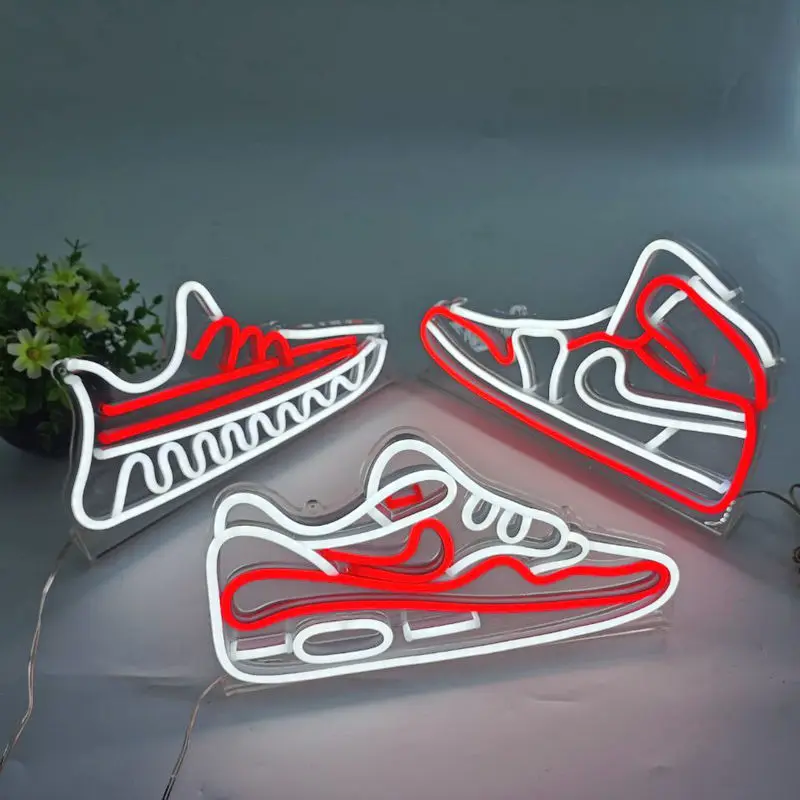 

Custom Sports shoes neon lights home decor neon lighting