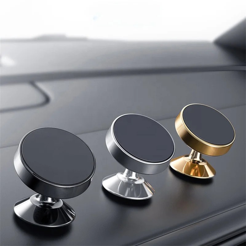 

360 Universal Air Vent Stand Magnetic Car Phone Holder for iphone Xs 11 12 Xiaomi Samsung Magnet Mount Car Holder for Cell Phone, Black/silver/gold/pink
