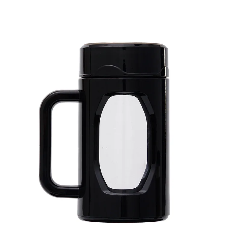

Manufacturer's 450ml new tea separation cup creative insulated plastic glass cup with handle