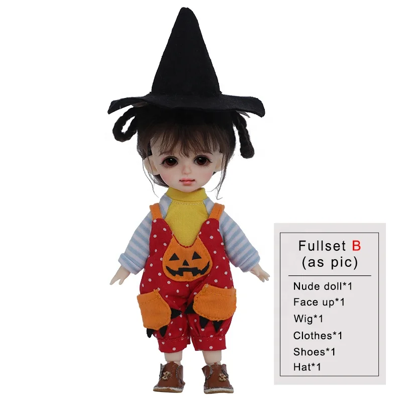 

High Quality Doll Lati Yellow Tako  BJD Doll Byurl Resin Toys Halloween Present Pumpkin Clothes Dolls, Natural skin