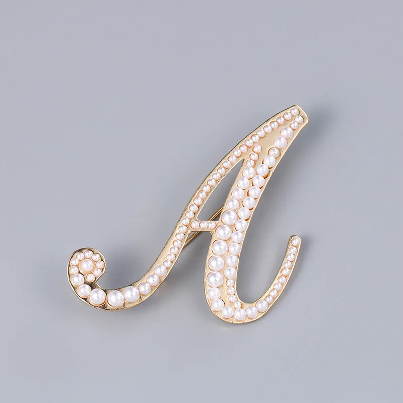 

wholesale fashion a-z 26 letters letter brooch pins initial pearl pin women corsage clothing accessories a brooch, Xd8447 letter d, xd8405 letter k, xd8384 letter a, xd9402 letter b...