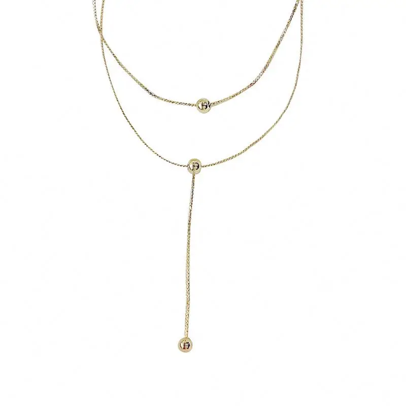 

Saturn Summer Number Muslim Indian Simple Layers Tassel Turtle Letter Necklace