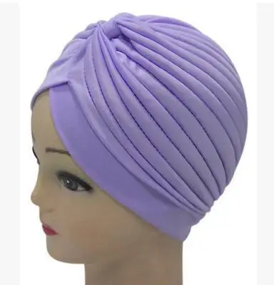

Wholesale Turban Cap Various Colors Turban Hat Elastic Sleep Cap Head Wrap Nightcap Unisex
