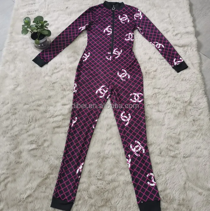 Sexy Onesie For Women Bodysuits Rompers Long Sleeve Women Onesie