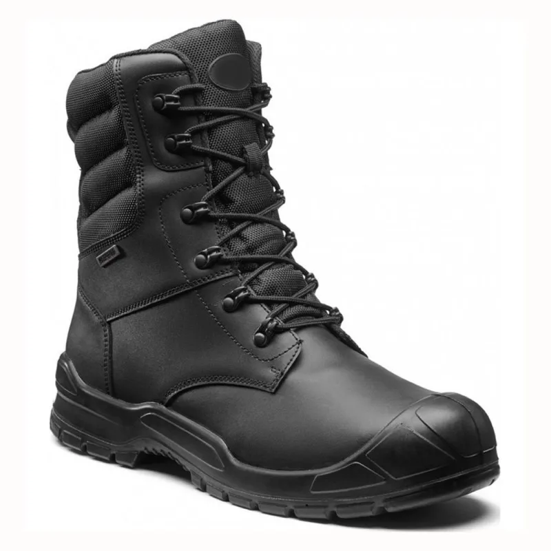 

Black Waterproof Safety Boots with Side Zip