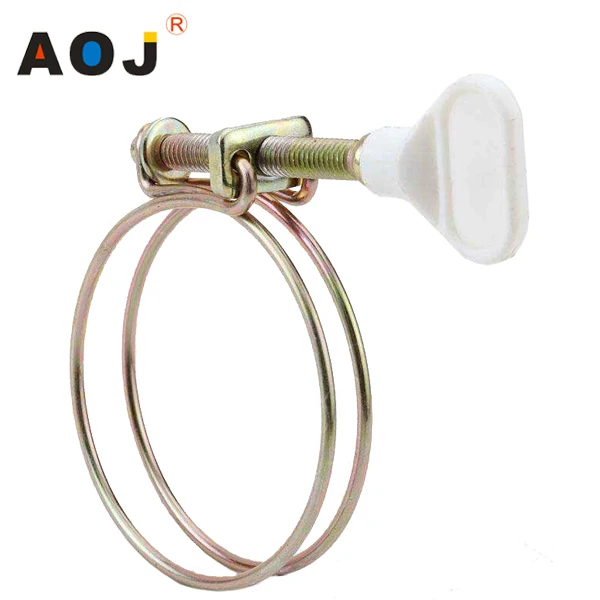 
Color plastic butterfly handle hose clamp 