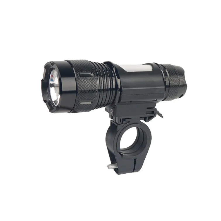 

Amazon Hot Sale Aluminium Customizable Mountain Bicycle Headlights LED Front Light For Bike, Black