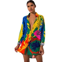 

African Style Loose Printed Women Blouse Design