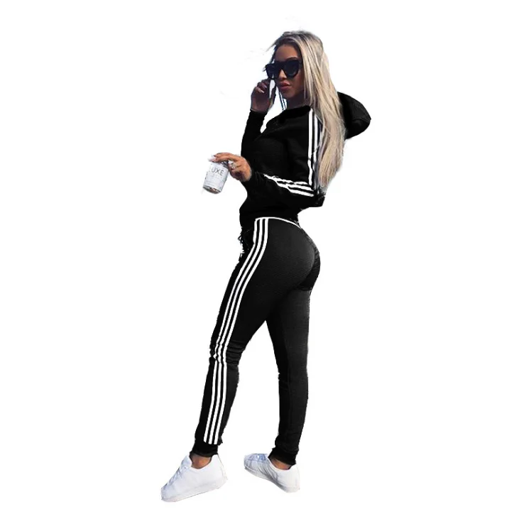 

Hot Sale Cheap Price Custom Girls Gym Slim Fit Tracksuit Casual Ladies Sports Track Suits For Women, Black red green grey