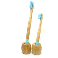 

100% eco mao bamboo round handle toothbrush soft bristle naturally