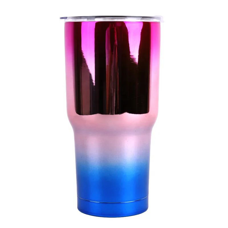 

30oz Stainless Steel Regular Tumbler Double Wall Insulated Vacuum Car Tumbler Mug with lid, Customized colors acceptable