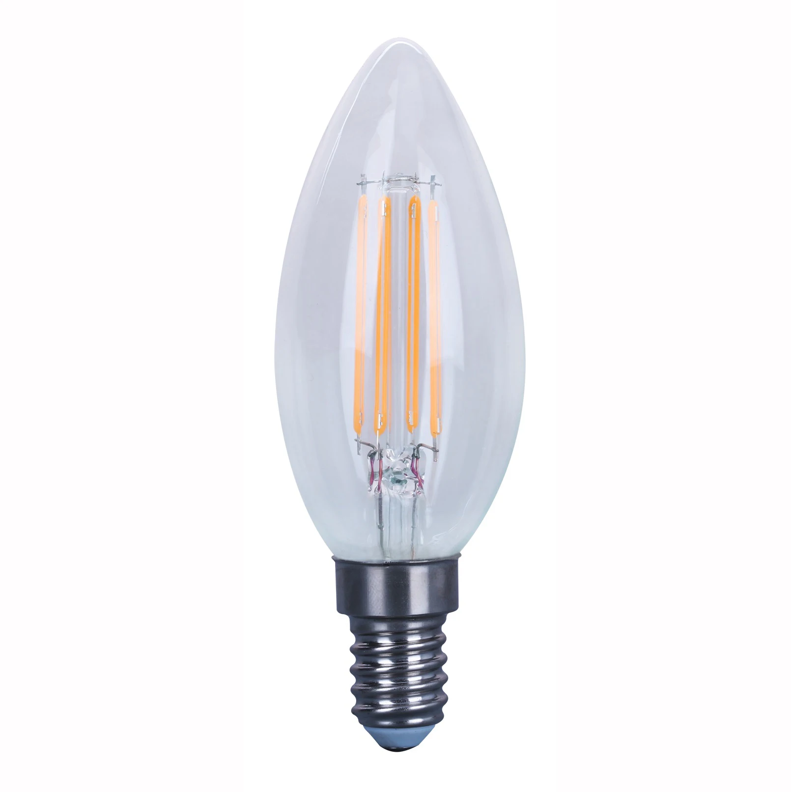 2700K warm white E27 E14 led candle light C35 Led Filament Bulb Dimmable with IC driver