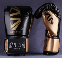 

Factory made high quality pu leather punching mma training muay thai kick professional breathable boxing gloves